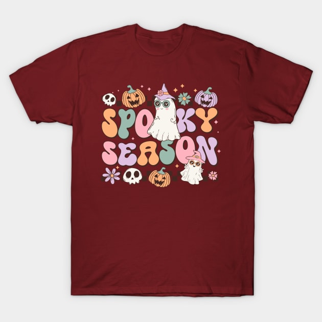 Spooky Season Halloween for women T-Shirt by Positively Petal Perfect 